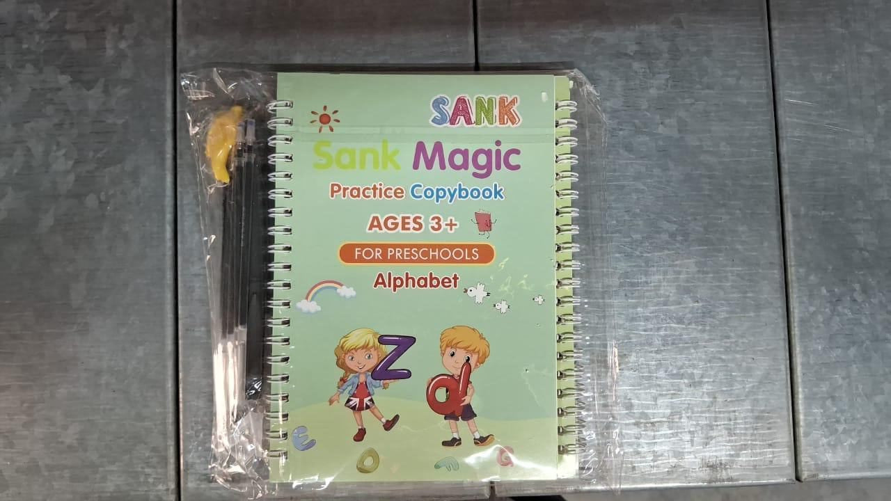 Sank Magic Practice Copybook (4 BOOKS,1 PEN,1 GRIP,10 REFILL)