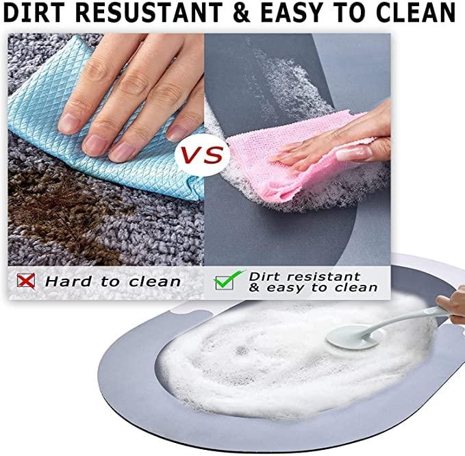 Cushion Mat Super Absorbent Soft Carpet, Quick Dry Dirt Barrier for Home