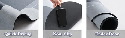 Cushion Mat Super Absorbent Soft Carpet, Quick Dry Dirt Barrier for Home