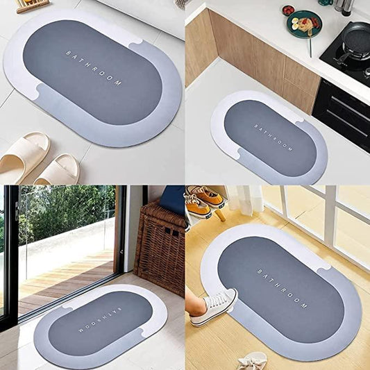 Cushion Mat Super Absorbent Soft Carpet, Quick Dry Dirt Barrier for Home
